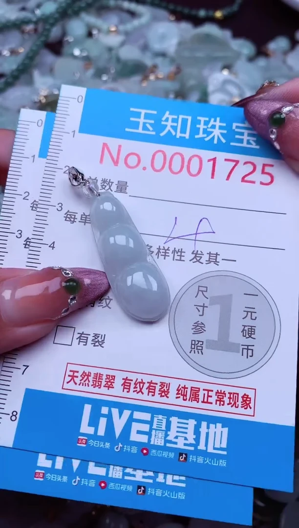 吊坠(不含链)未镶嵌翡翠1725