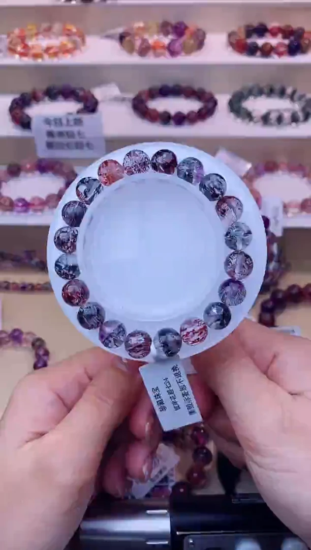 未镶嵌手串水晶毒液超七单圈9m+