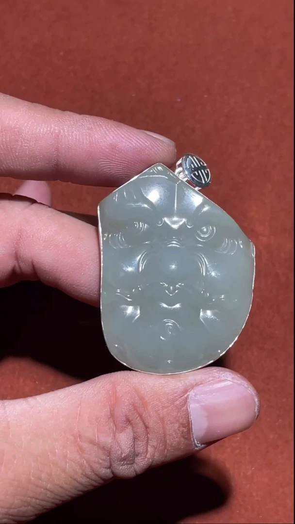 定制和田玉q001950   残佛款式挂件