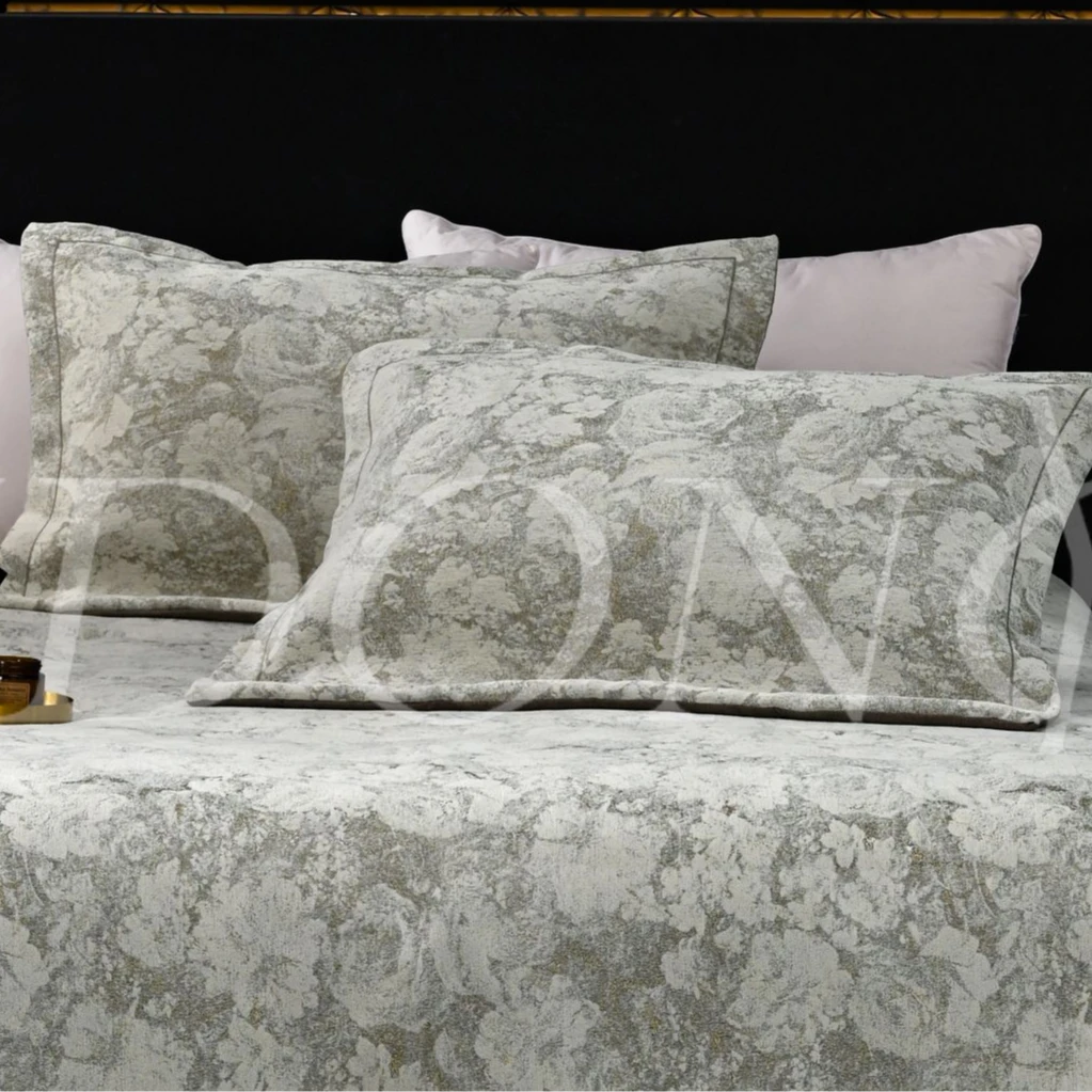 XDONGY（冬云家纺）48*74高奢柔软舒适透气普罗旺斯绿枕套一对装