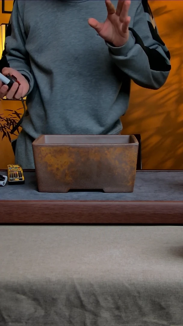 【闪购商品】紫砂花盆25*16.5*11内径紫砂花盆