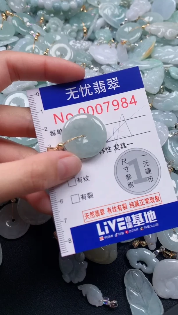 颈饰未镶嵌翡翠7984