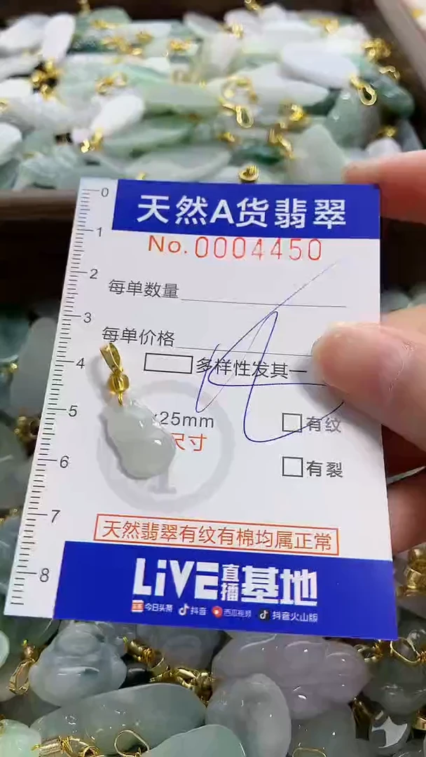 颈饰未镶嵌翡翠天然A货翡翠