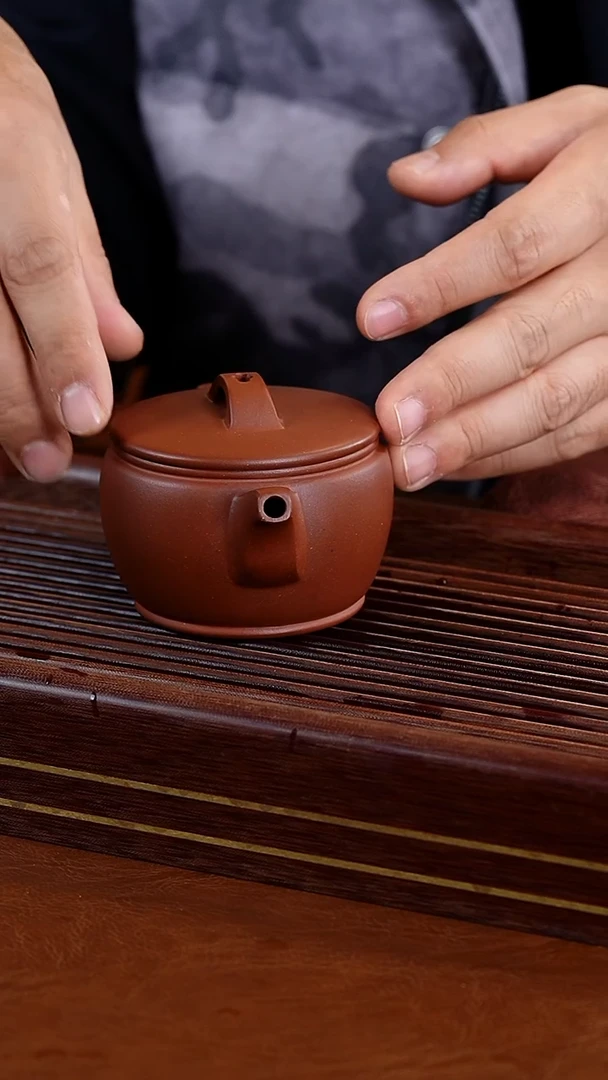 茶壶紫砂范美芬汉瓦壶清水泥180cc