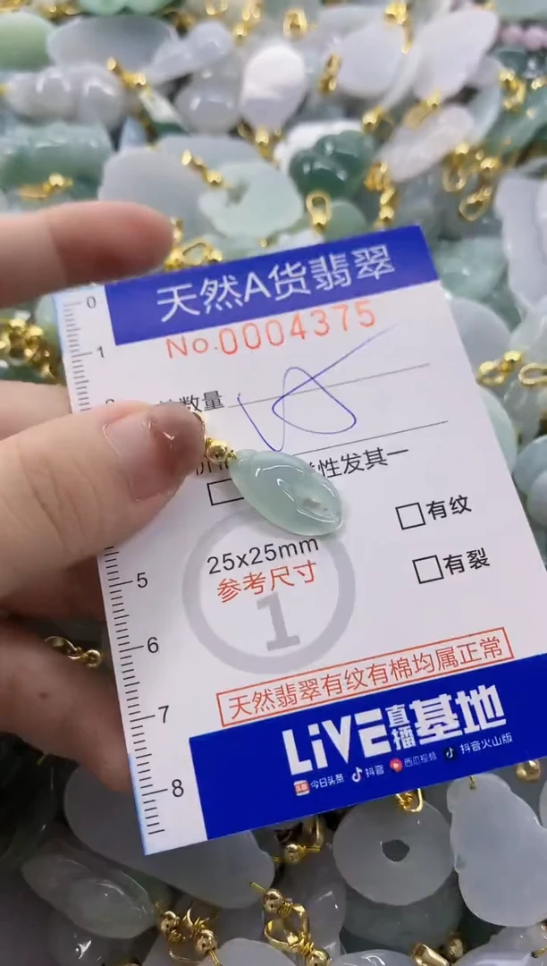 颈饰未镶嵌翡翠天然A货翡翠