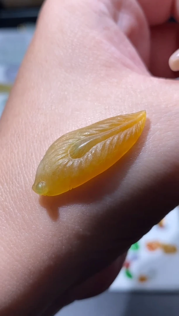 未镶嵌定制翡翠羽毛