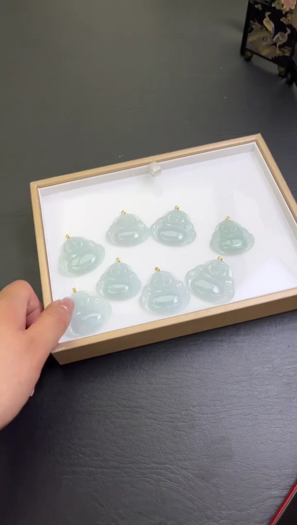 【闪购商品】翡翠颈饰18K金镶嵌Y70多样性发一件/配绳子