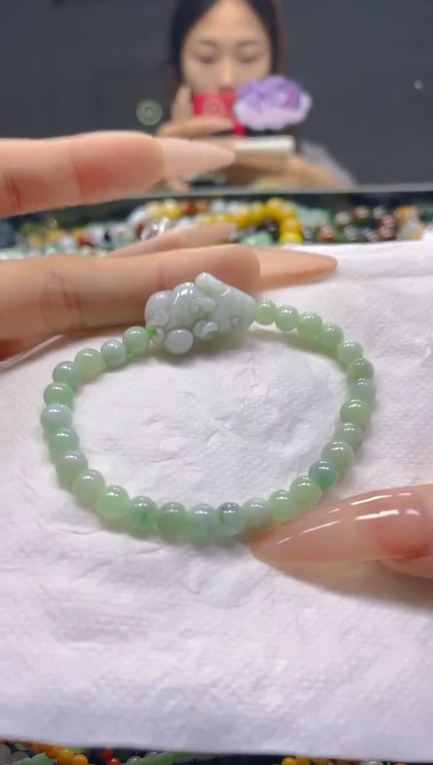 颈饰未镶嵌翡翠5MM