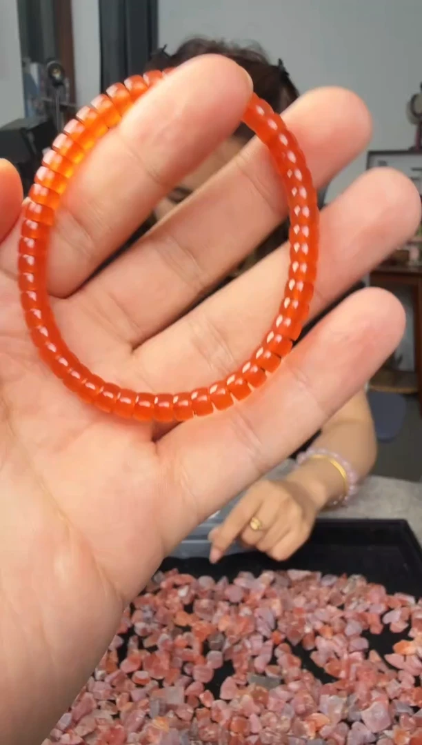 南红玛瑙未镶嵌挂件LNH250519-41