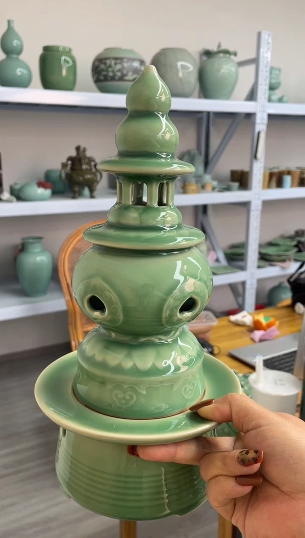 瓷特价福利 微瑕 慧仙青瓷