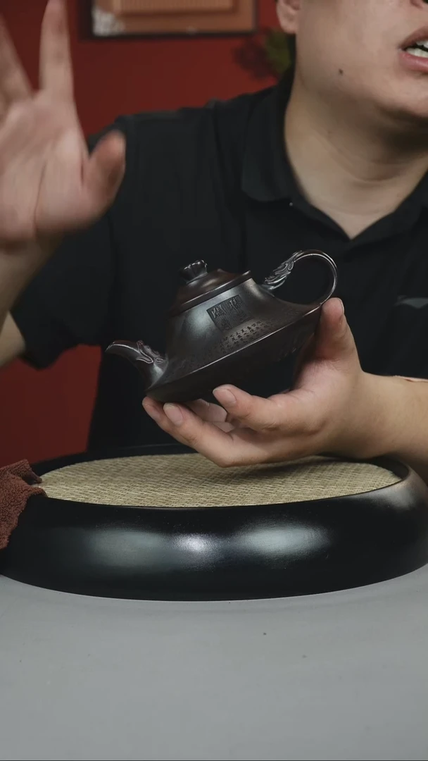 茶壶紫砂古红泥 云炉