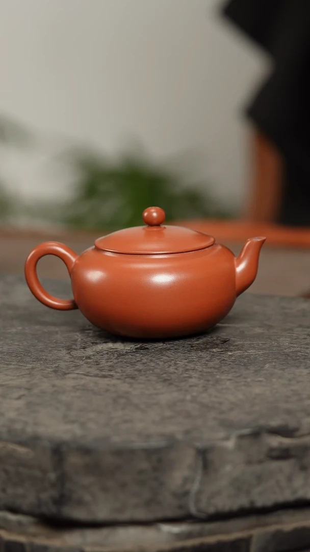 壶婉灯原矿泥料全手工精品坭兴陶茶器