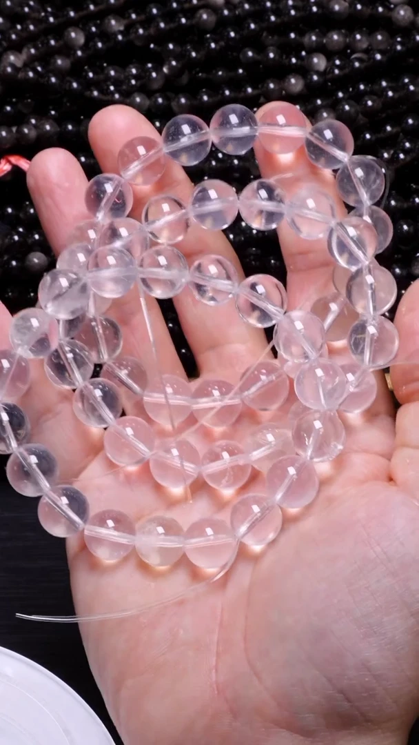 【闪购商品】水晶单圈未镶嵌Q011奶白晶单圈11mm