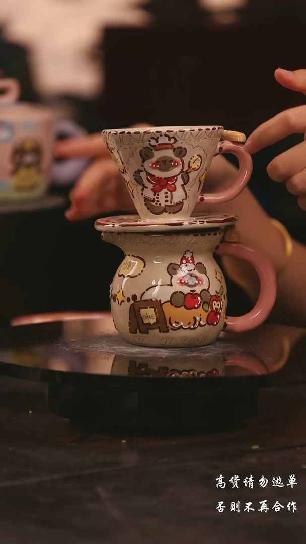 陶瓷景德镇可爱设计师款陶瓷