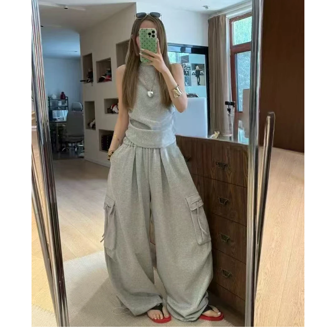 吾2025【Y】8月2日 儿童男童女童灰色经典卫裤5618-