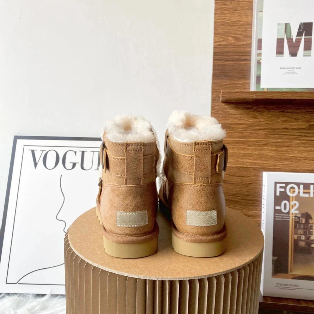 厚底雪地靴女冬2025新款明星同款加绒厚防水松糕短筒内增高棉鞋子