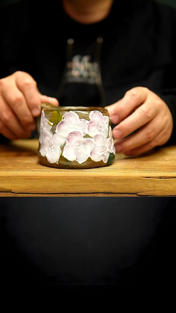 @@陶园瓷舍@@纯手工手绘@高温釉下彩