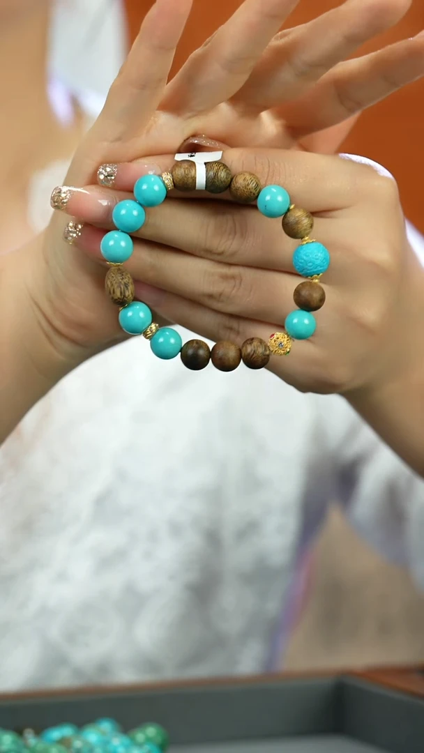 未镶嵌绿松石手串～多样性发一