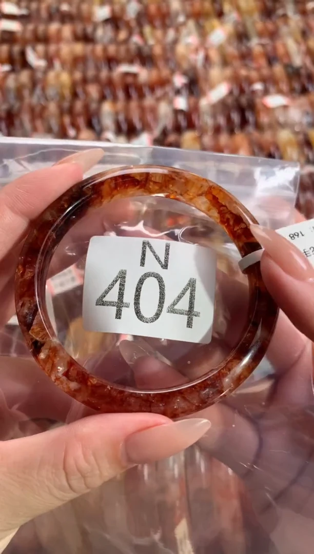 水晶珠宝半成品未镶嵌水晶手镯N404-61