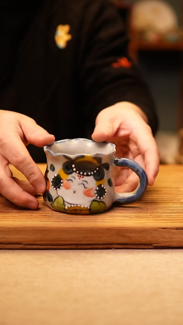 【闪购商品】@@陶园瓷舍@@纯手工手绘@高温釉下彩