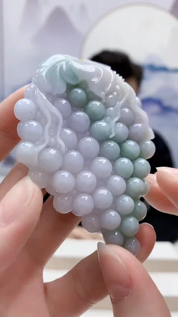 未镶嵌定制翡翠5163ry- 毛货挂件50