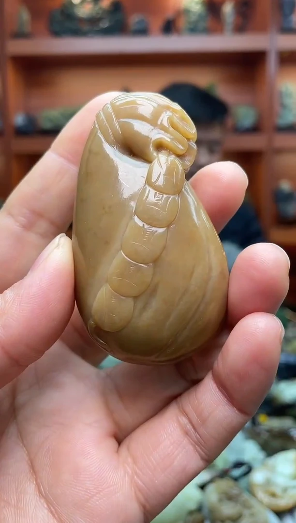 未镶嵌和田玉把件自**生1