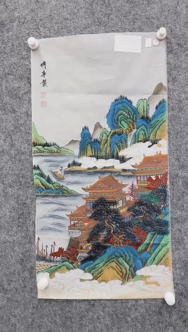 国画张传亭老师的作品3