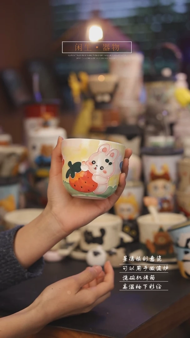 【闪购商品】景德镇可爱设计师款陶瓷