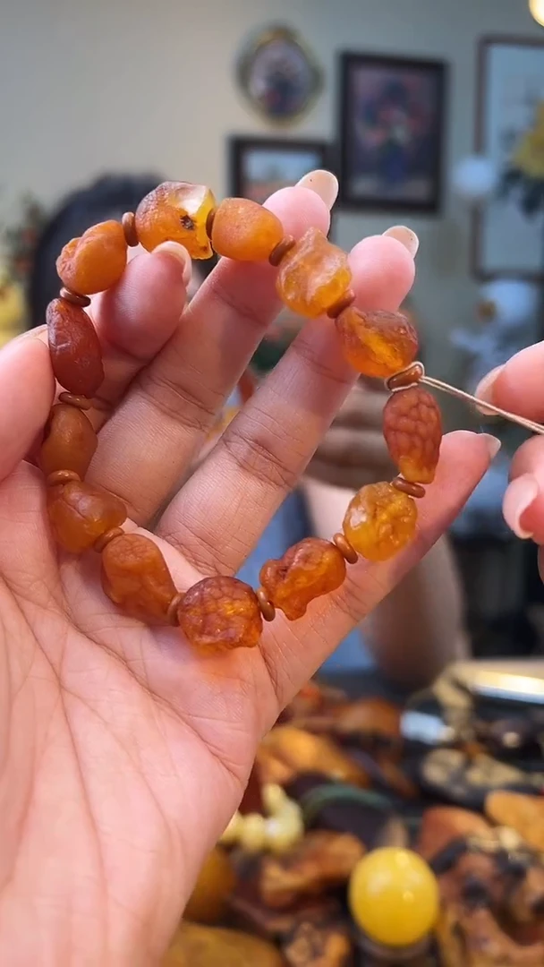 手串琥珀未镶嵌手串