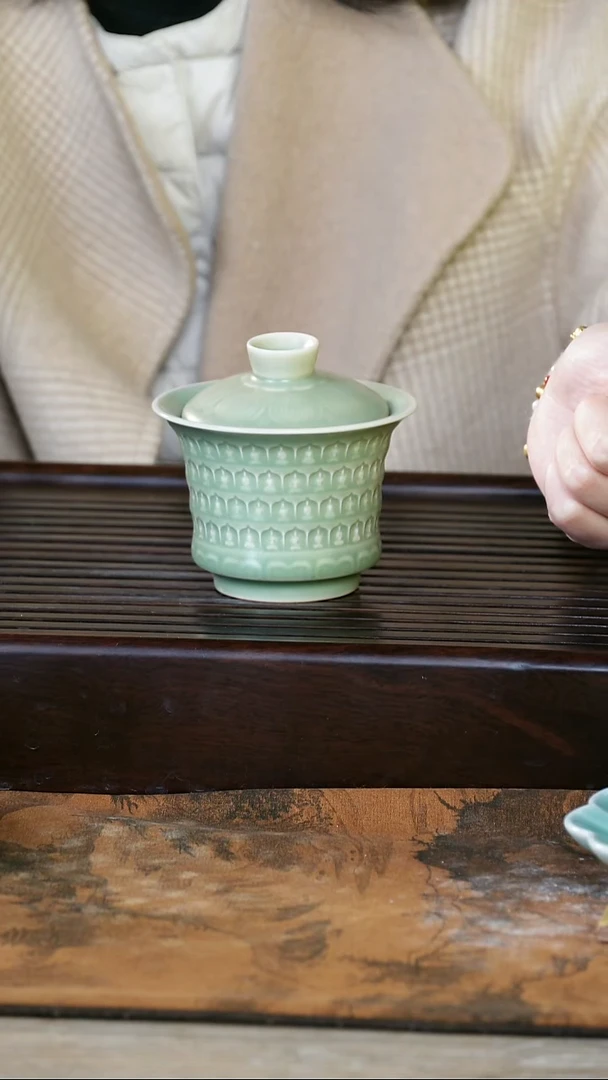 摆件陶 望瓯陶溪川  千佛盖碗