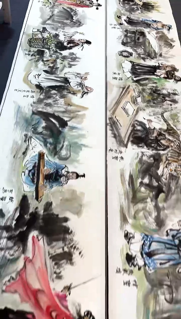 国画叶来聪先生经典手卷