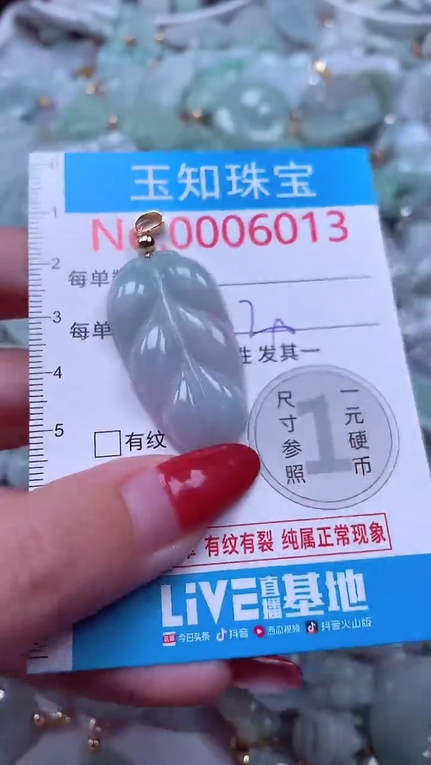 吊坠(不含链)未镶嵌翡翠6013