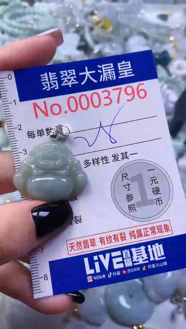 颈饰未镶嵌翡翠3796