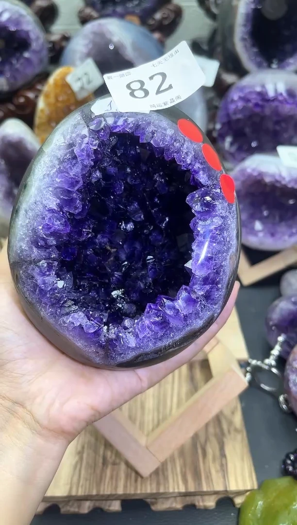 未镶嵌紫晶大型摆件（非配饰）?****?82号龙蛋