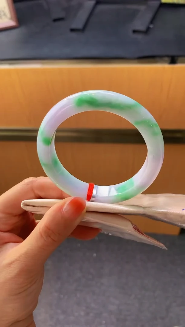 未镶嵌手镯翡翠-X94 圈口55.6