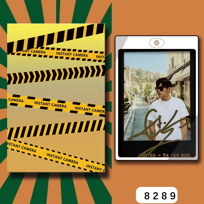 D8289【周杰伦】 正品拍立得照片 黑金