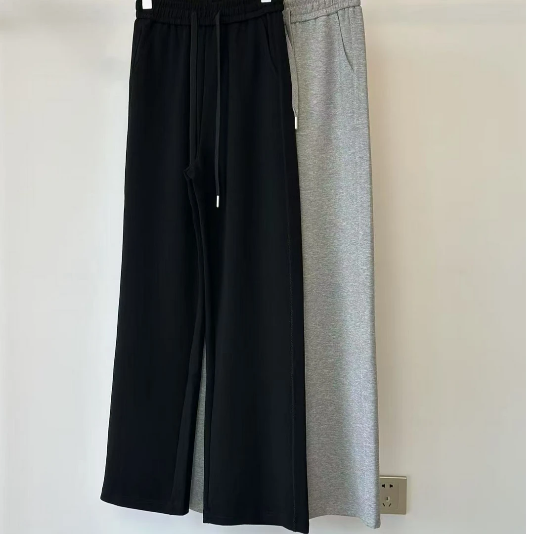 新款春款百搭休闲宽松直筒裤