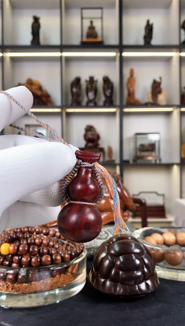 把件小叶紫檀夏**光葫芦