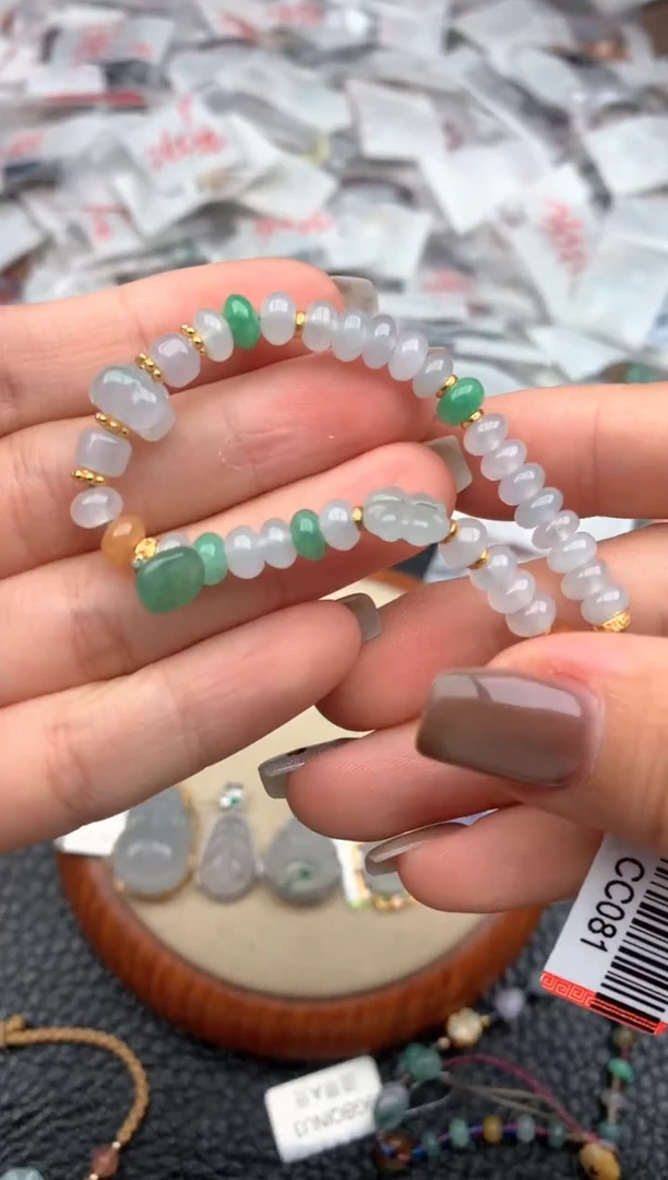 银S925镶嵌挂件翡翠—