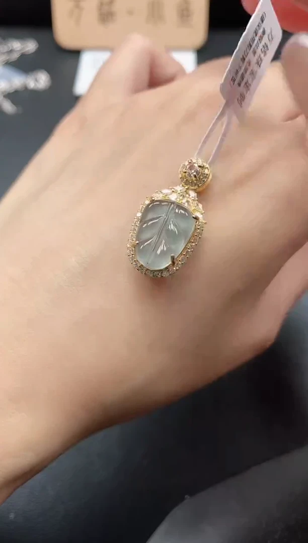 银S925镶嵌戒指翡翠51511