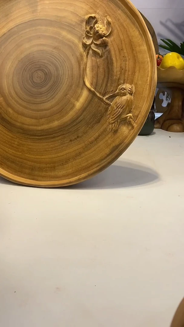 香樟木A24喜事连连干泡/尺寸35*4