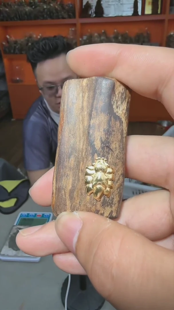 吊坠沉香s21号沉水红土1颗多样性发一