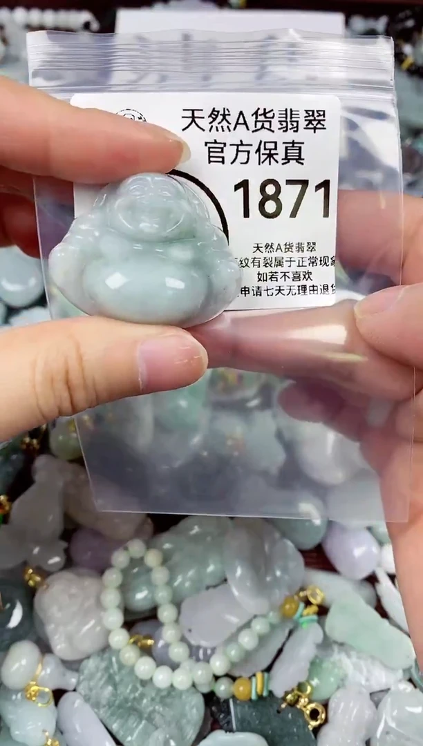 【闪购商品】翡翠颈饰未镶嵌天然A货翡翠1871