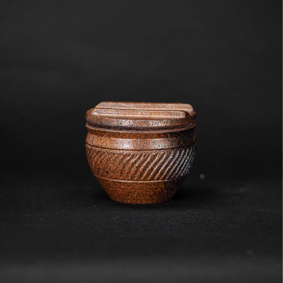 DLG柴烧茶叶罐 40cc 精品紫砂