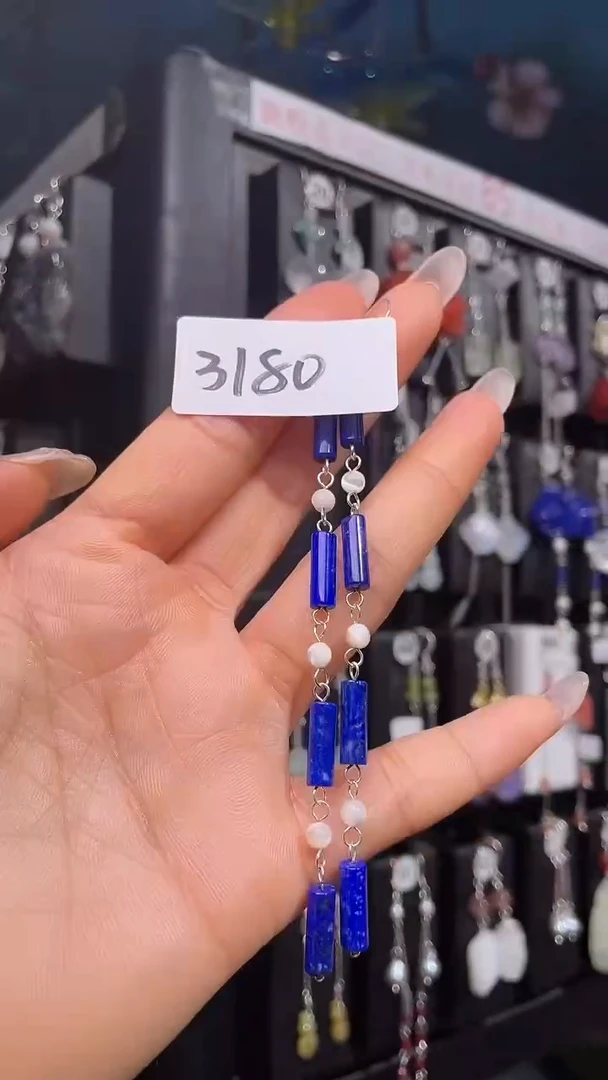 银S925镶嵌耳饰紫晶喜欢拍