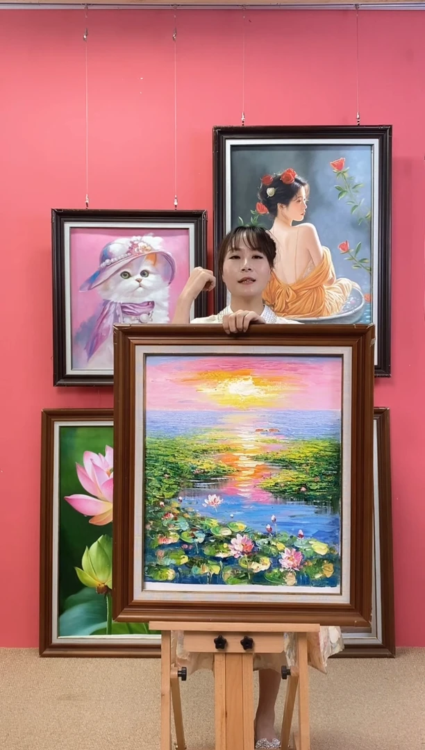 油画秀**中尺寸50*60画芯（不含框）
