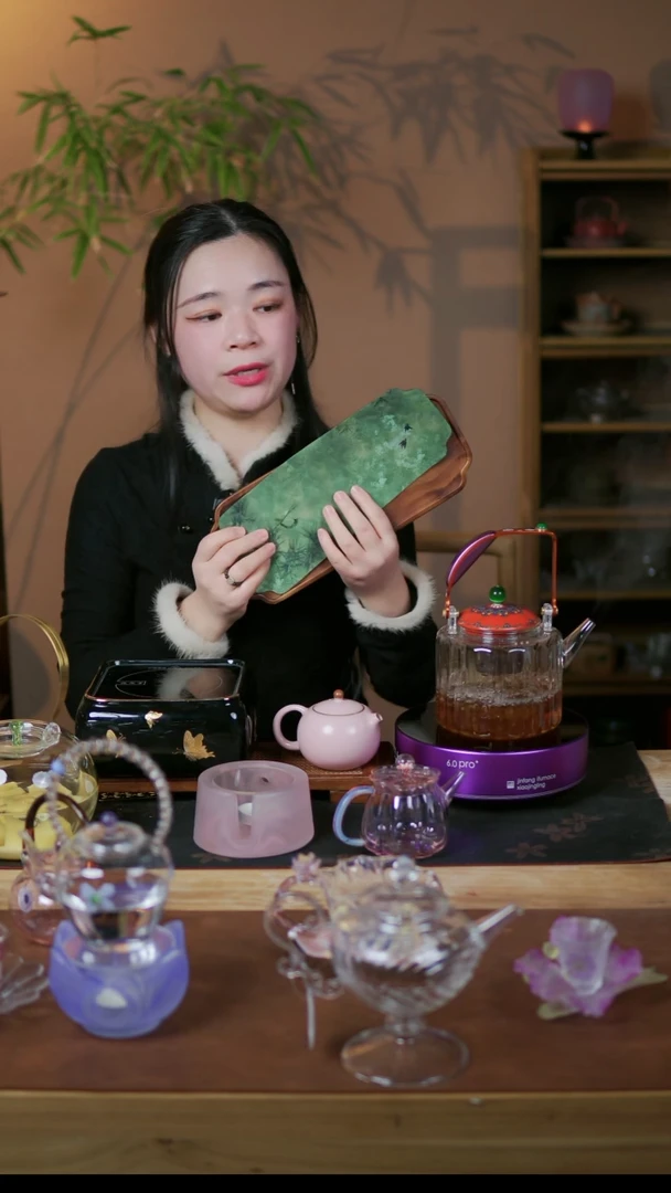 【闪购商品】胡桃木 茶盘+垫子