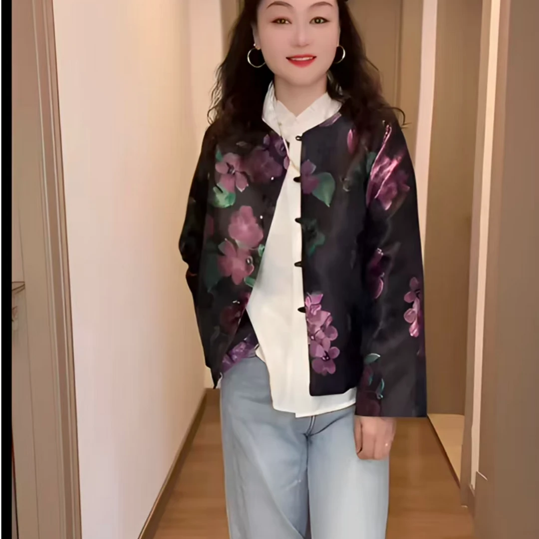 宋锦织花外套秋季外穿外套轻奢大气高贵外套115