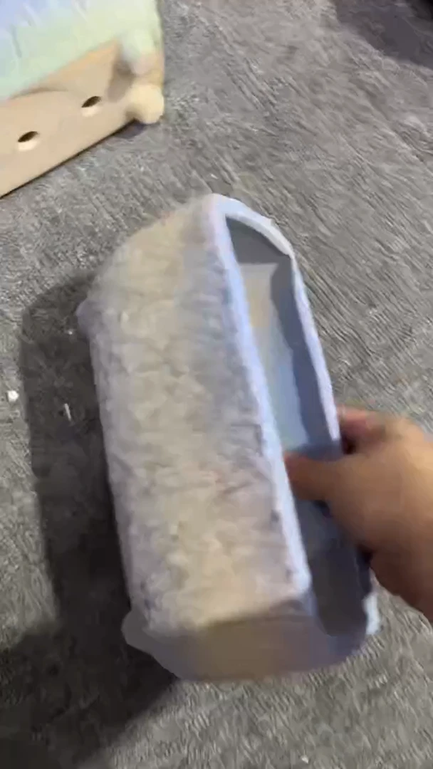 白*麦饭石粗陶多肉花盆