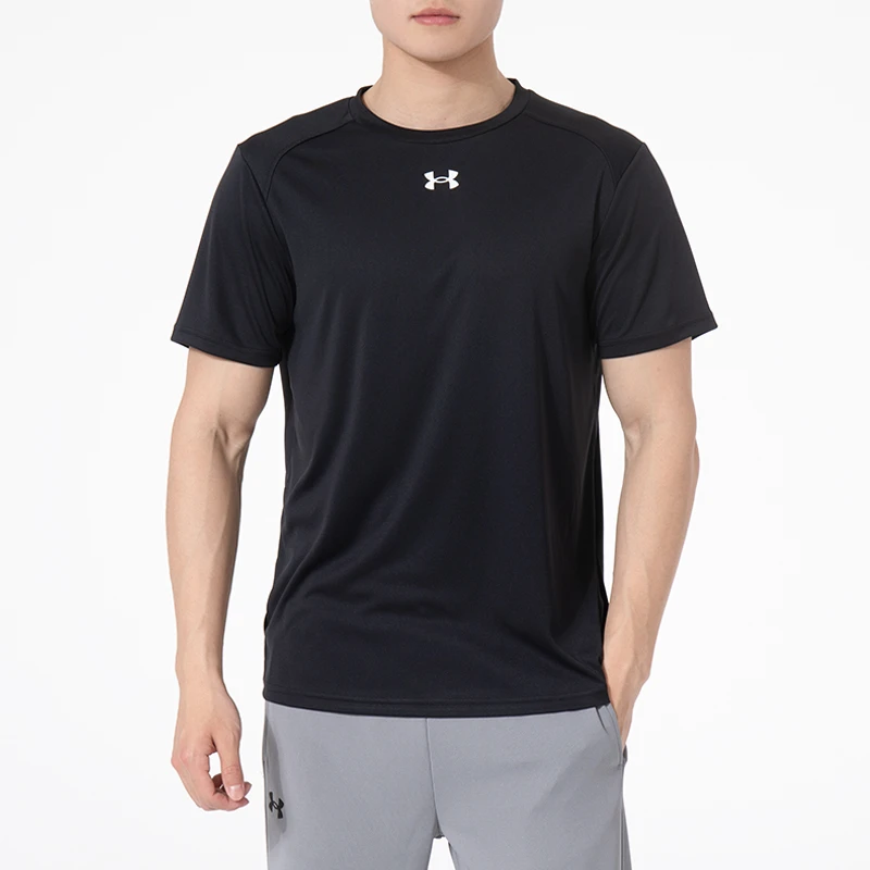 安德玛UA男运动T恤夏季吸湿快排防晒T恤速干吸湿男子跑步上衣